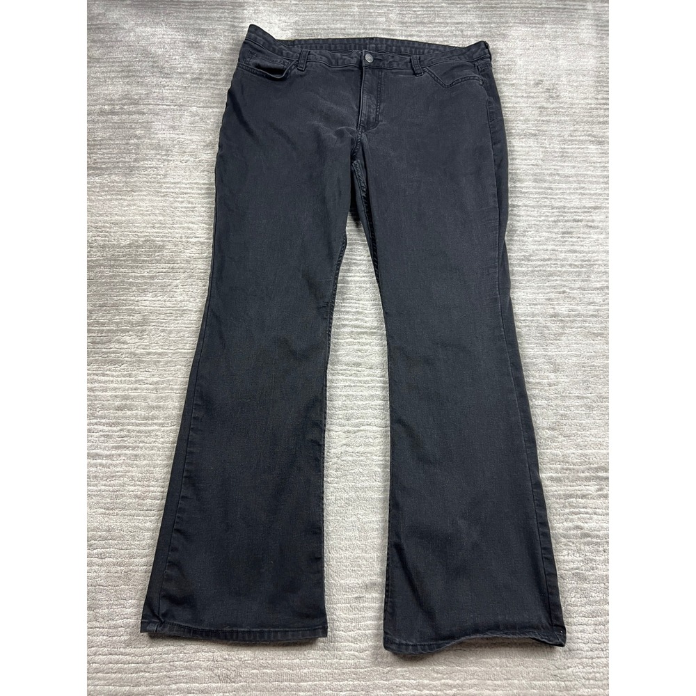Lee Jeans Women 20M Black Bootcut Mid Rise Stretch Denim 101CMBEWO